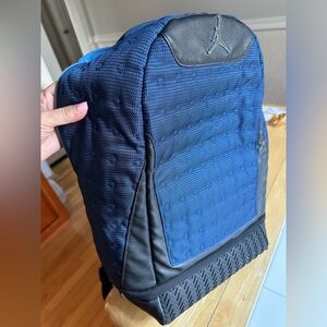 Jordan backpack brand new beautiful blue rubber bottom